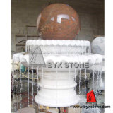 Red Granite Garden Water Stone Fountain for Outdoor Decoration