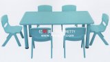 High Quality Colorful Plastic Kindergarten Desk and Chair