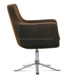 Simple Design Restaurant Swivel Chair with Medium Back