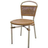 Supply Quality Aluminum-Alloy Wicker Restaurant Chair (DC-06216)