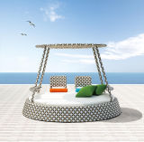 Unique Style Beautiful Handmade Sun Bed Use in Garden and Pool, Outdoor Luxury Quality Wicker Rattan Daybed with Canopy