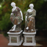 Hand Carved Female Marble Statue
