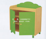 Kindergarten Wooden Storage Cabinet with 2 Doors