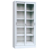 Multi Keys Style Functional Glass Sliding Door Good Quality Metal Storage Office Filing Cabinet
