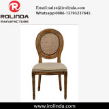 French Louise Wood Chair Dining Round Back Chair