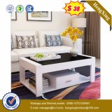 Glass Top Wooden Coffee Table Modern Living Room Furniture (UL-MFC0263)