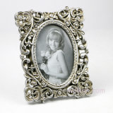 Classical Decorate Antique Silver Resin Frame with Photo Picture Frame