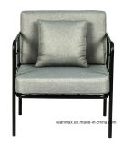 Fabric Upholstered Metal Guest Chair