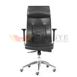 Aluminum Legs with Durable Wheels Executive Office Leather Chair for Office Furniture