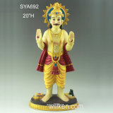 Indoor Home Decorative Gold Colour Hindu Statue