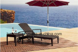 Outdoor /Rattan / Garden / Patio Furniture Rattan Lounge Chair & Side Table Set (HS 1013CL& HS 7203ET)