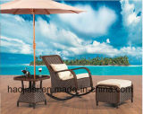 Outdoor /Rattan / Garden / Patio Furniture Rattan Lounge Chair & Side Table Set (HS 1629SC &1629ET & 1629OT)
