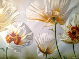 Handmade Realistic Flower Oil Paintings for Wall Decoration