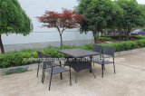 Hand-Made PE Rattan Outdoor Dining Chair and Table
