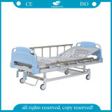 Hot Sale 2-Crank Adjustable Cheap Medical Manual Beds (AG-BYS125)