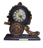 OEM New Fashion Polyresin Clock Craft