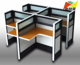 Simple & Wooden Office Furniture Desk with Screen Partition