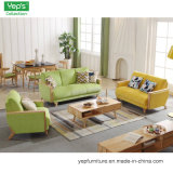 Solid Wood Home Furniture Living Room Sofa Set 1+2+3