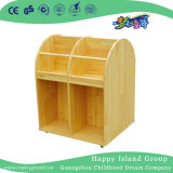 School Wooden Mobile Books Cabinet for Children (HG-4509)