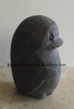 Animal Pengiun Sculpture Made by Black Natural Boulder