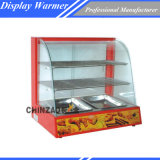 Two Layer Stainless Steel Food Display Cabinet