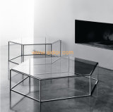 (SD-5004) Modern Hotel Restaurant Living Room Furniture Glass Coffee Table