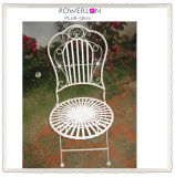 Vintage White Metal Garden Chair (PL08-5802)