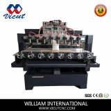 8 Heads Digital Rotary CNC Wood Engraving Machine