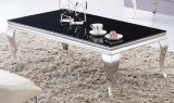 Modern Home Furniture Glass Dining End Coffee Cocktail Table