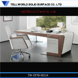 2016 Modern Style Luxury Fancy Managing Work Bench White High Gloss Italian Laptop Office Computer Desk with Drawers