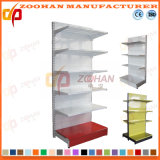 Factory Customized Metal Supermarket Wall Perforated Back Panel Shelves (Zhs576)