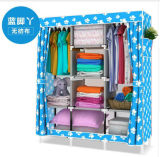 Non-Woven DIY Wardrobe Closet Large and Medium-Sized Cabinets Simple Folding Reinforcement Receive Stowed Clothes (FW-23E)