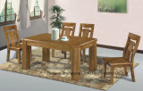 Oak Color Solid Wood Dining Room Tables and Chairs