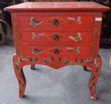 Antique Furniture Chinese Painted Side Cabinet Lwb670
