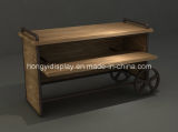 Nesting Table, Wooden Display Table for Shoes Retail Stores