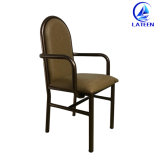 Meeting Hall Wood Imitation Iron Frame Chair for Sale (LT-W022)