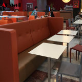 Amywell Waterproof White Indoor Phenolic HPL Modern Dining Table