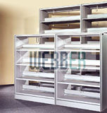 Double Side Metal Library Bookcase