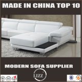 Modern European Design Top Grain Leather Sofa (LZ-2293)