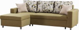 Corner Sofa Bed with Storage Footstool