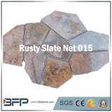 Economic Natural Rusty Slate Paving Stone for Outdoor, Walkway, Garden