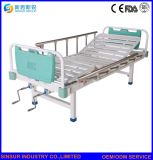 Hospital Furniture Manual Double Crank/Shake Steel-Strip Hospital Beds Medical Bed
