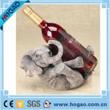 Elephant Polyresin Animal Print Wine Bottle Holder