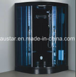 1200mm Black Corner Steam Sauna with Shower (AT-D0913F-1)