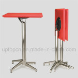 Foldable High Bar Table with ABS Plastic Table Top and Aluminum Table Base (SP-FT389)