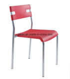 Plastic Metal Stack Chair, Restaurant Dining Chair (LL-0014A)