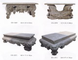 Antique Finish Stone Carving Coffee Table (HS2069, 2070, 2071, 2072)