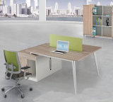 Wooden Melamine Office Desk with Workstation and Screen