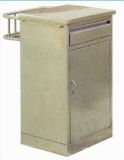 Hospital Stainless Steel Bedside Cabinet Optional with Casters (K-8)
