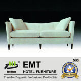 Modern Simple White Style Sofa Set Star Hotel Sofa (EMT-SF46)